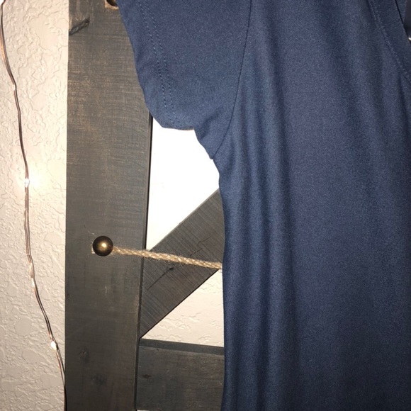 Short sleeve casual dress  soft material  blue - Picture 3 of 6